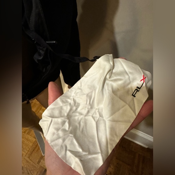 Luxurious black satin-effect RLX puffer ski jacket, Medium - Picture 7 of 16